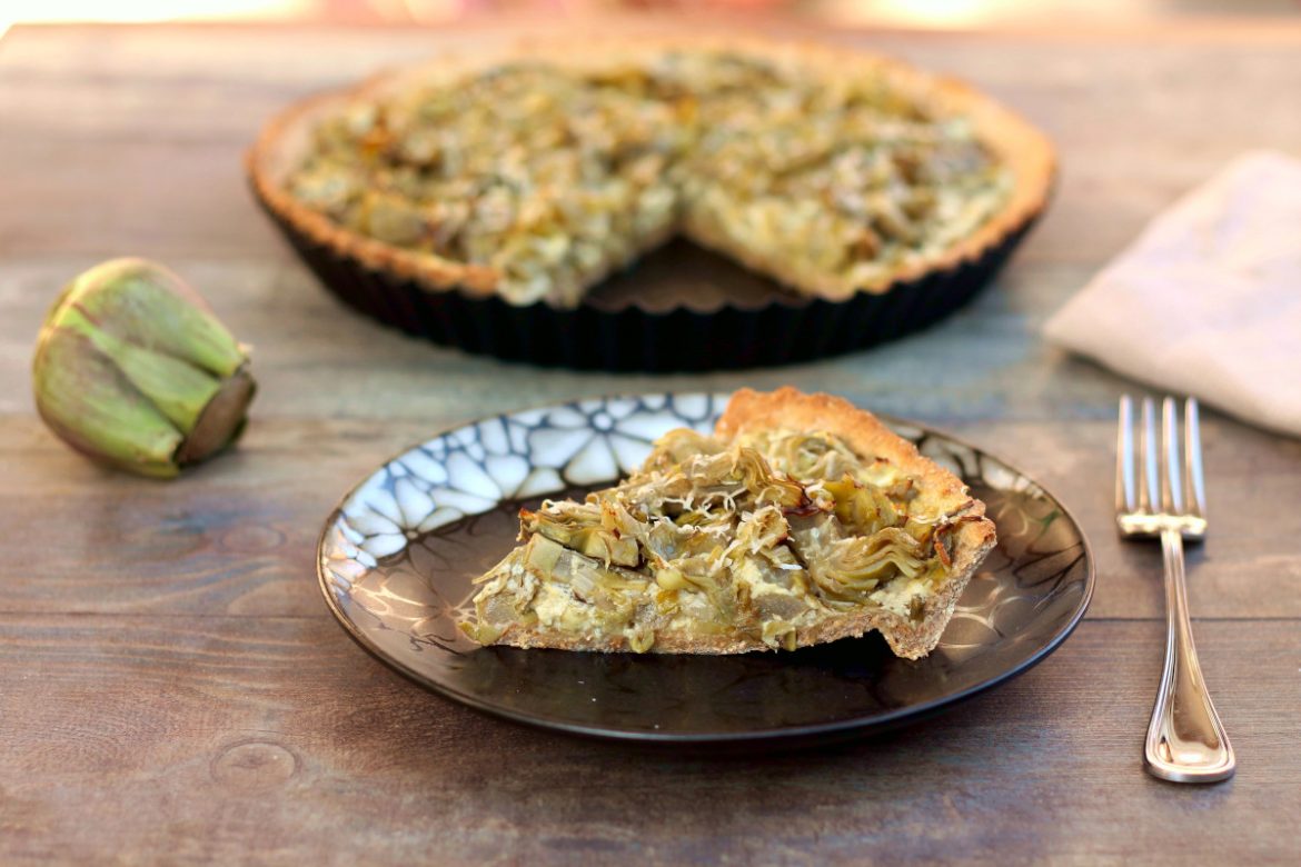 torta con carciofi