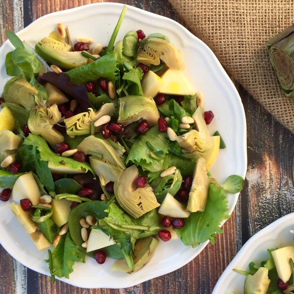 insalata di carciofi cotti