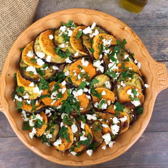 melanzane e batate al forno