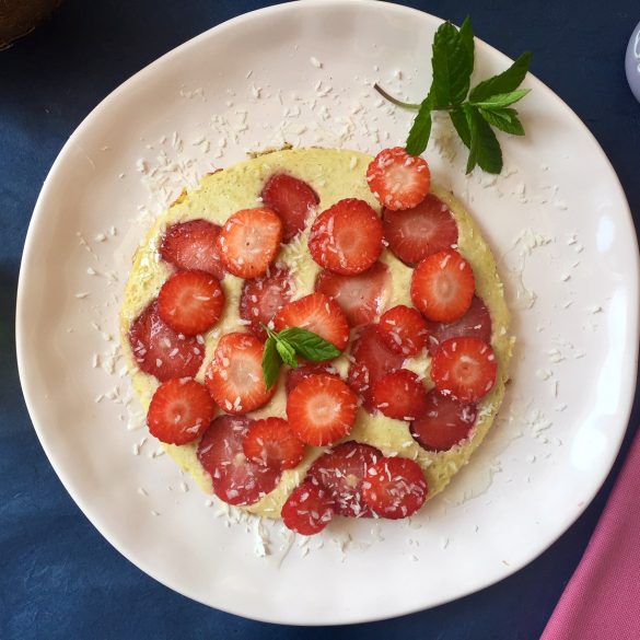 frittata dolce con cocco