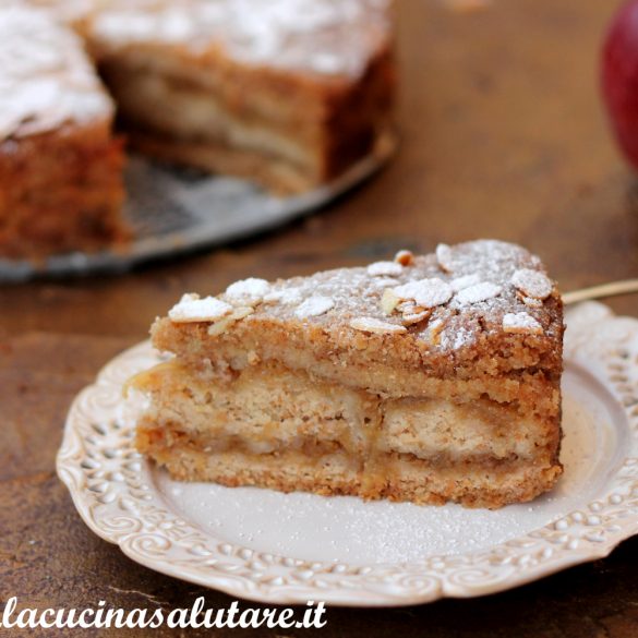 torta di mele vegana