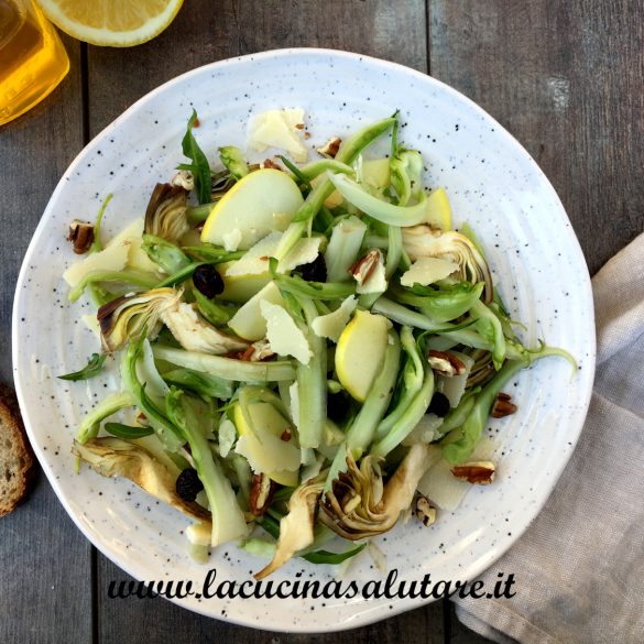 Insalata di puntarelle e carciofi