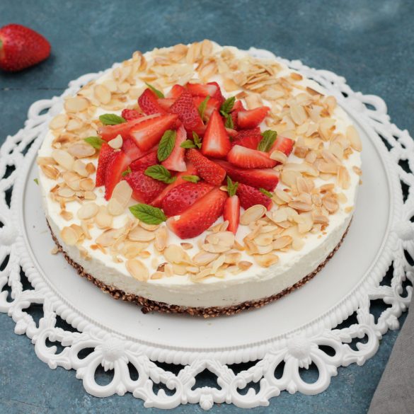 cheesecake light senza cottura cheesecake light con fragole senza cottura