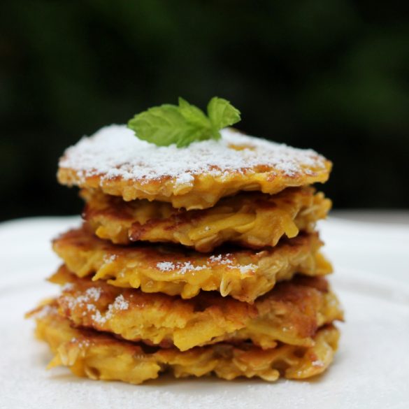 pancakes di avena e mele