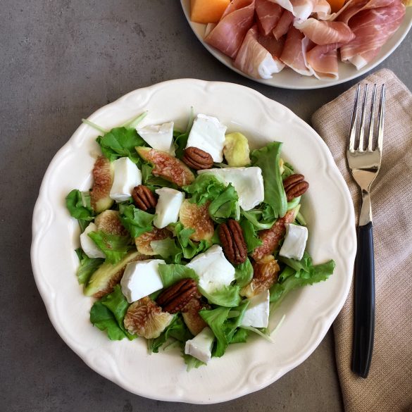 insalata di fichi e mozzarella di bufala