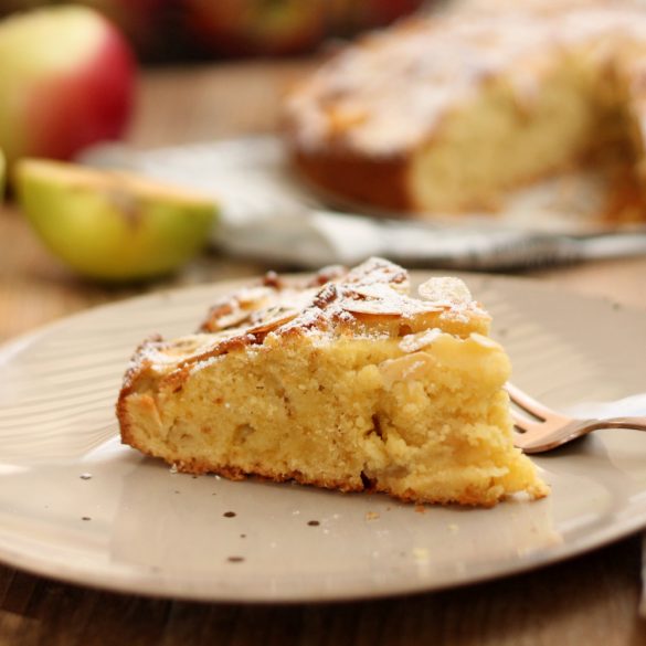 torta di mele e mandorle senza burro torta di mele light