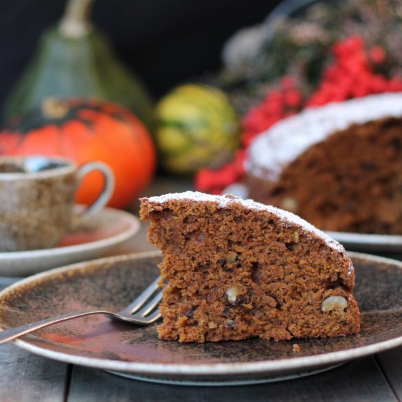 torta di zucca VEGANA torta speziata di zucca senza latte e uova