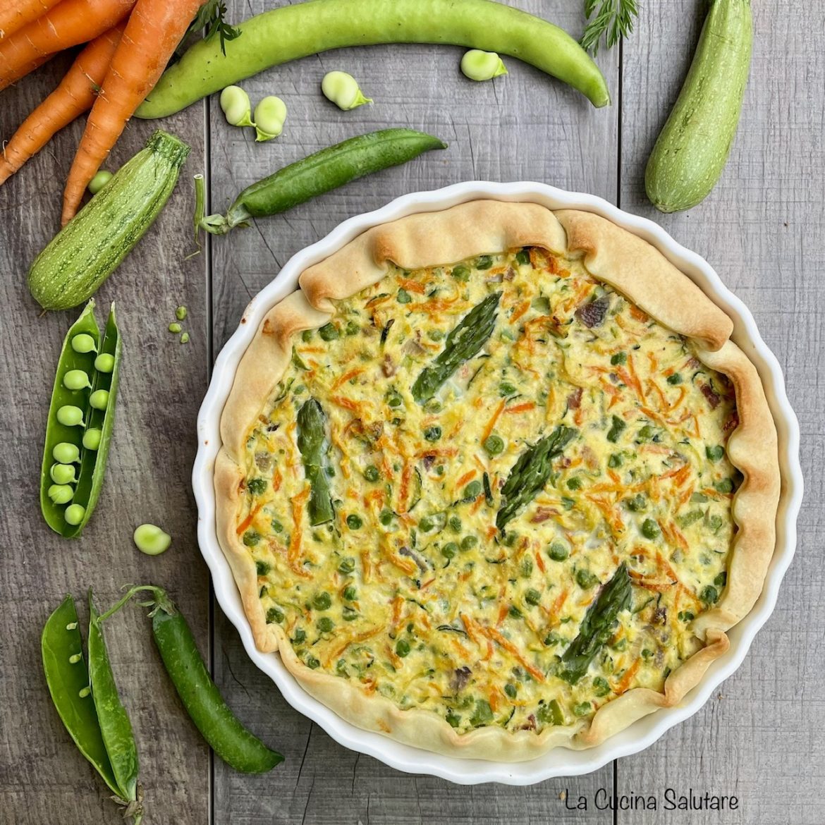 torta rustica con verdure
