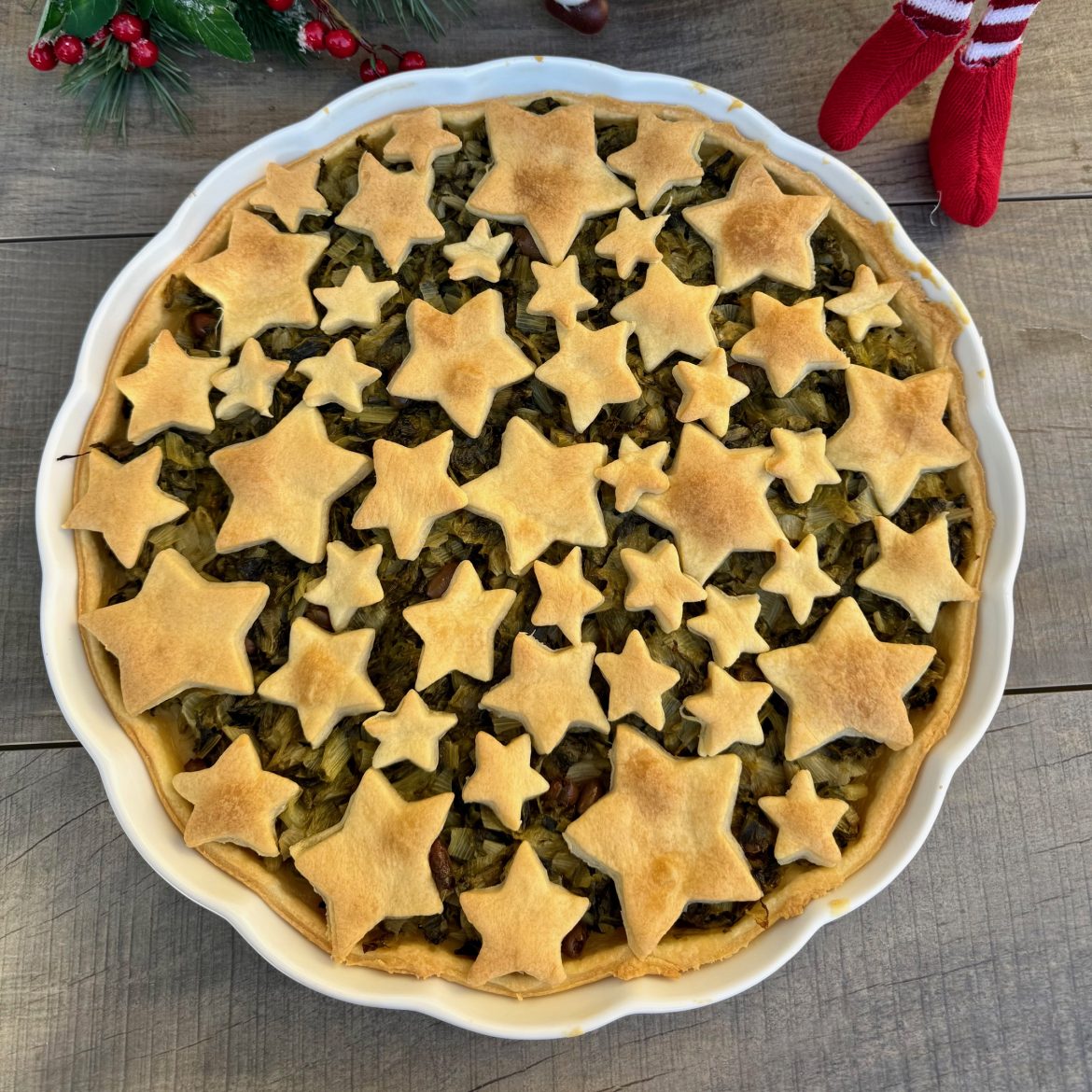 Torta rustica alla scarola